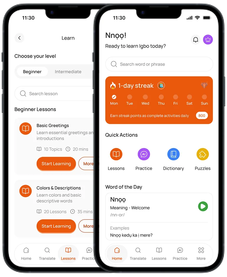 African language learning app alternative