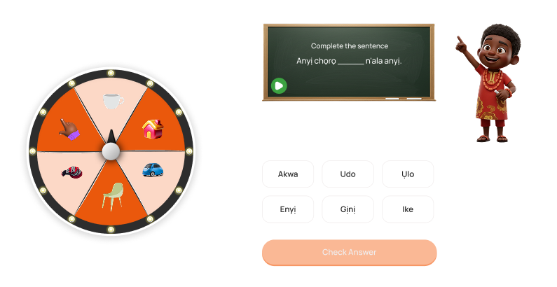 Wheel of words interactive vocabulary activity